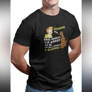 Someone Pass Shaggy The Baggy So He Can Roll Scooby Doo Tshirt -  Shaggy Shirt